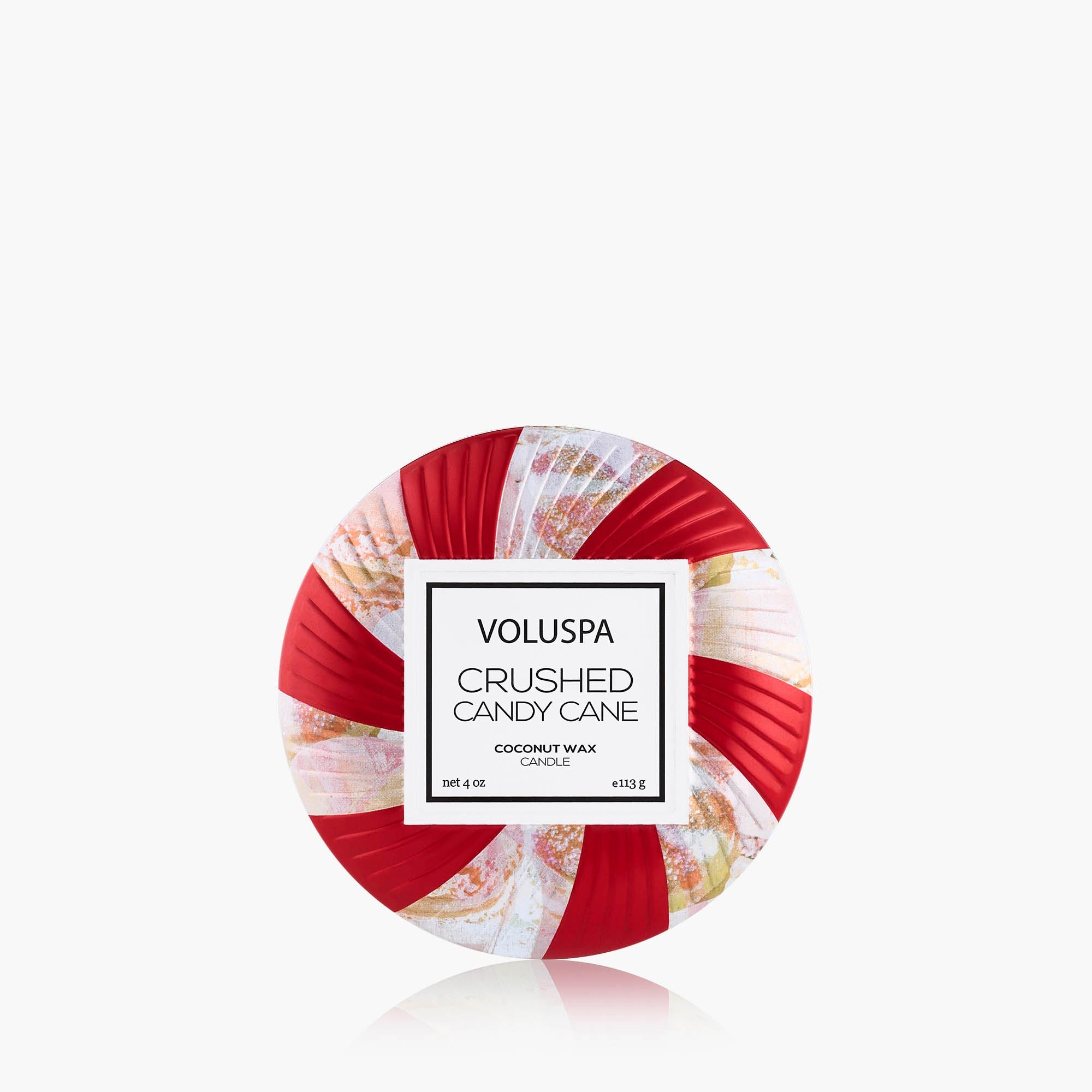 Crushed Candy Cane - Mini Tin Candle