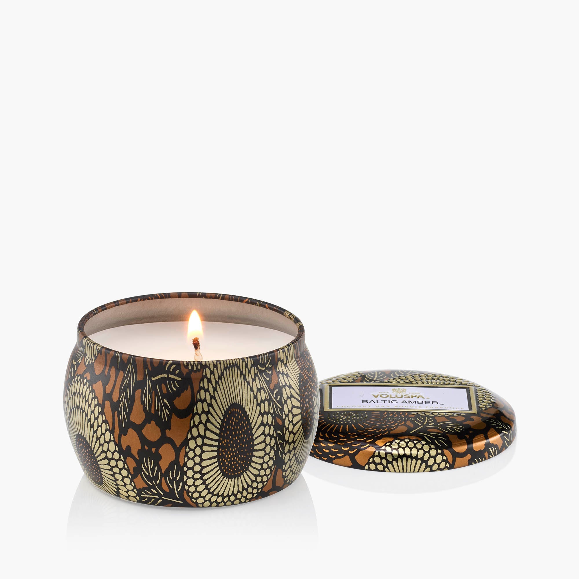 Baltic Amber - Mini Tin Candle