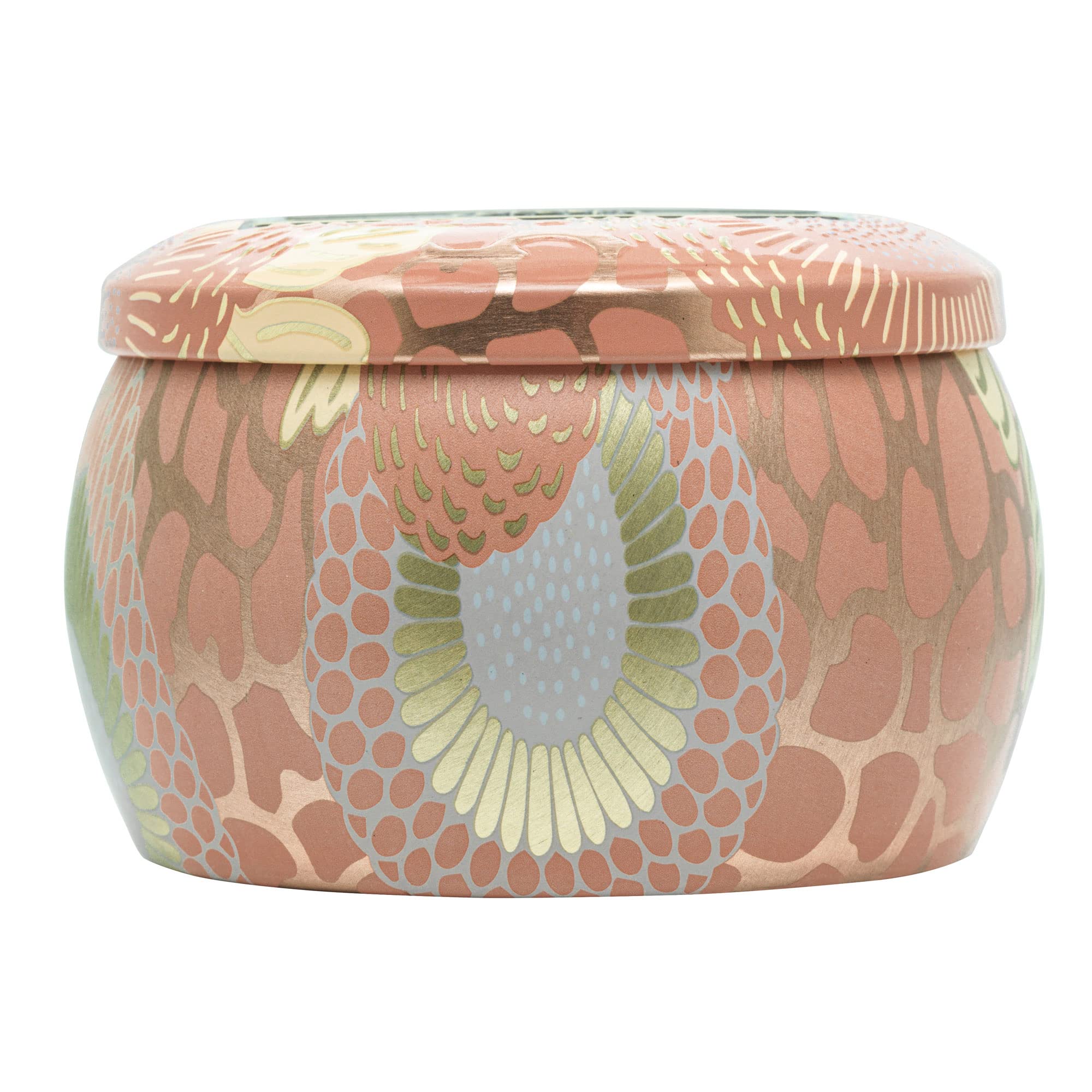 Voluspa Kalahari Watermelon, Mini Tin Candle, 4 oz, 25 Hour Burn Time, Coconut Wax Candle for The Home, Handcrafted in The USA
