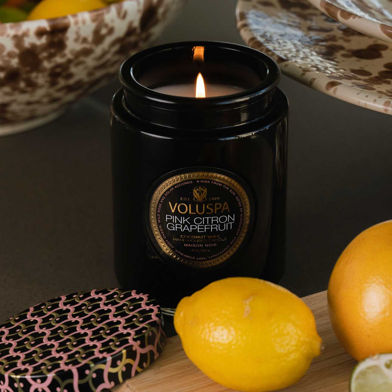 Pink Citron Grapefruit - Large Jar Candle