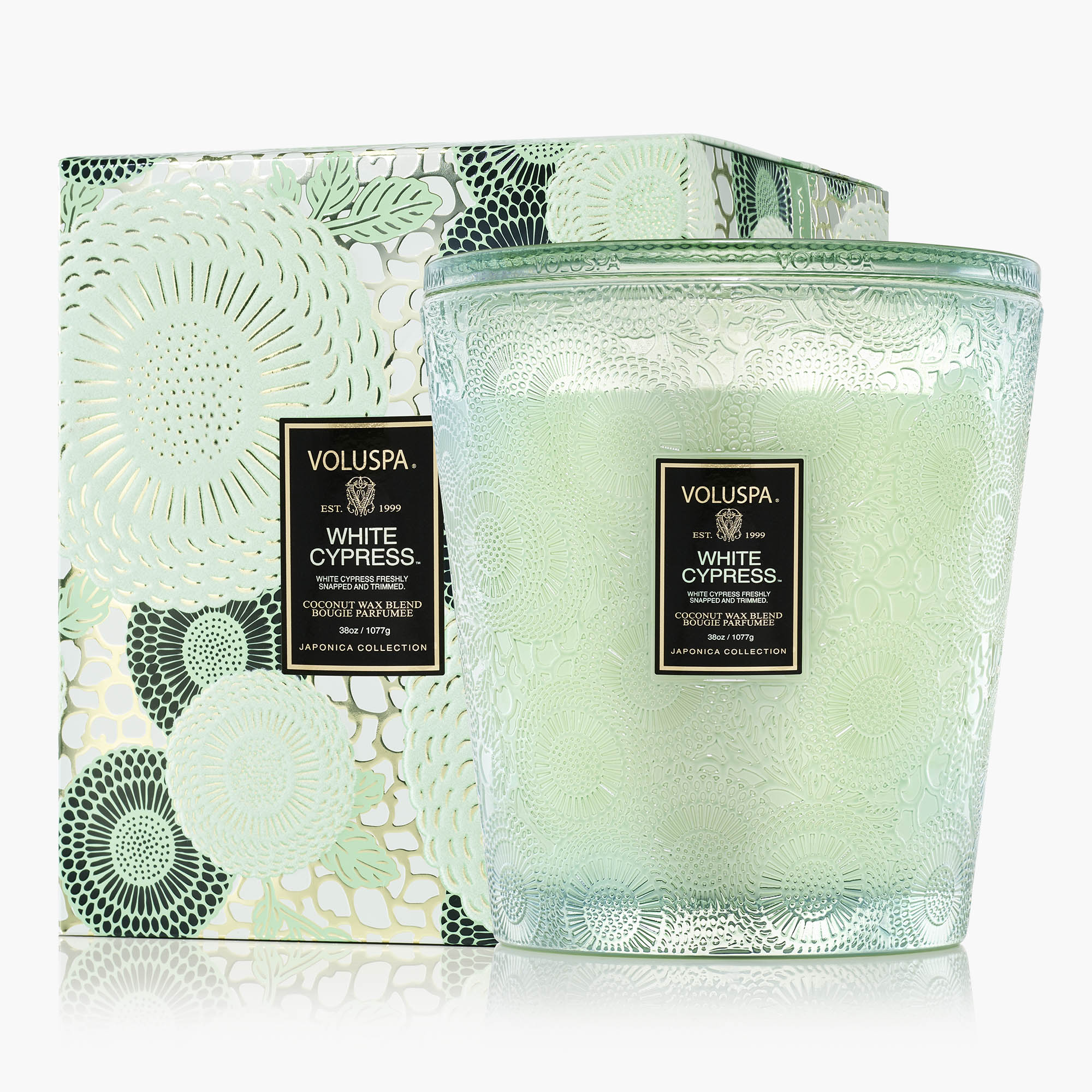 White Cypress - 3 Wick Hearth Candle