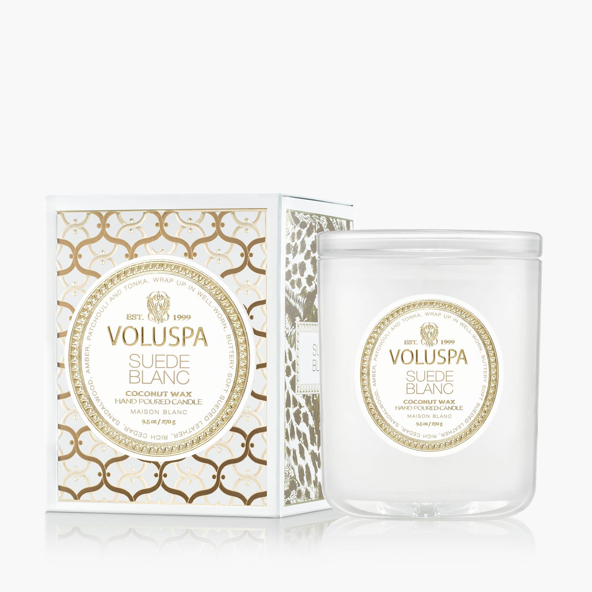 Suede Blanc - Classic Candle