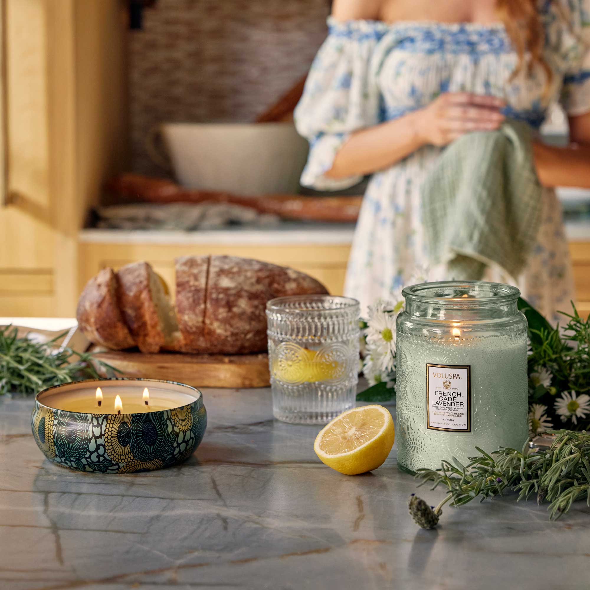 French Cade Lavender - 3 Wick Tin Candle