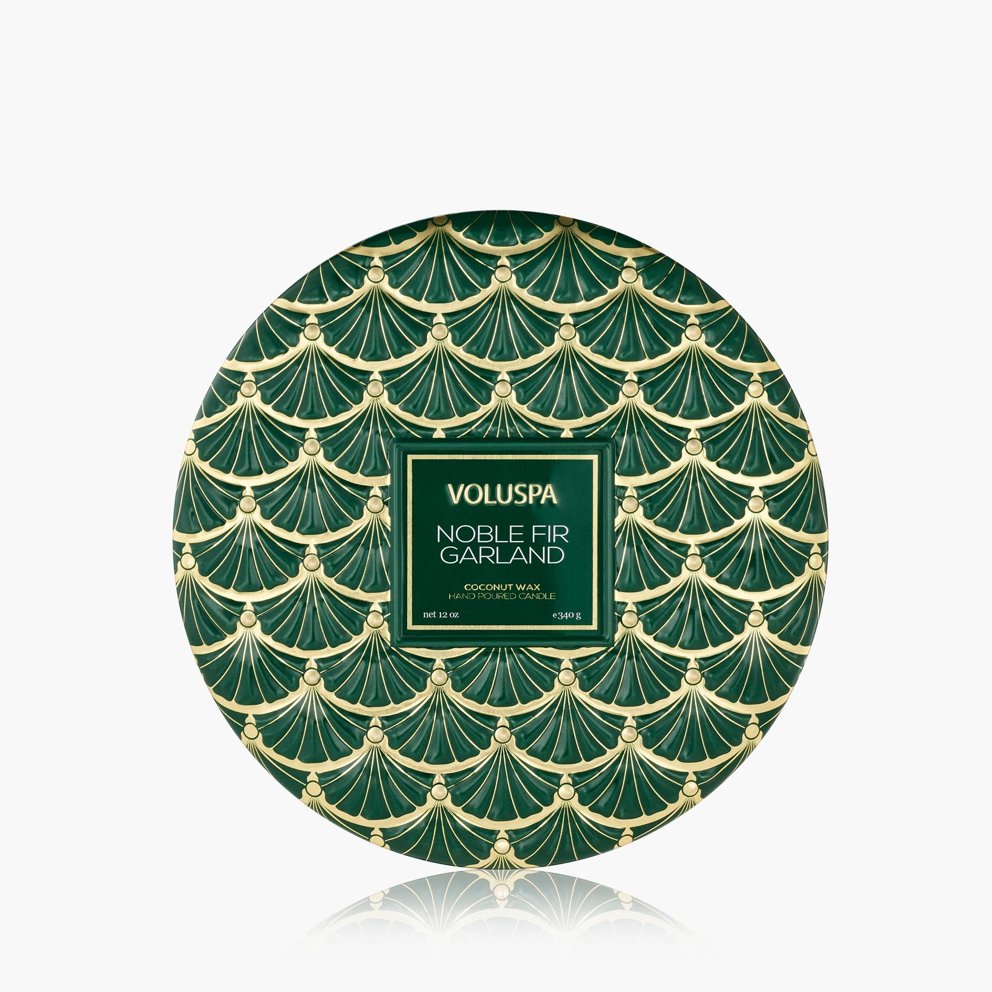 Noble Fir Garland - 3 Wick Tin Candle