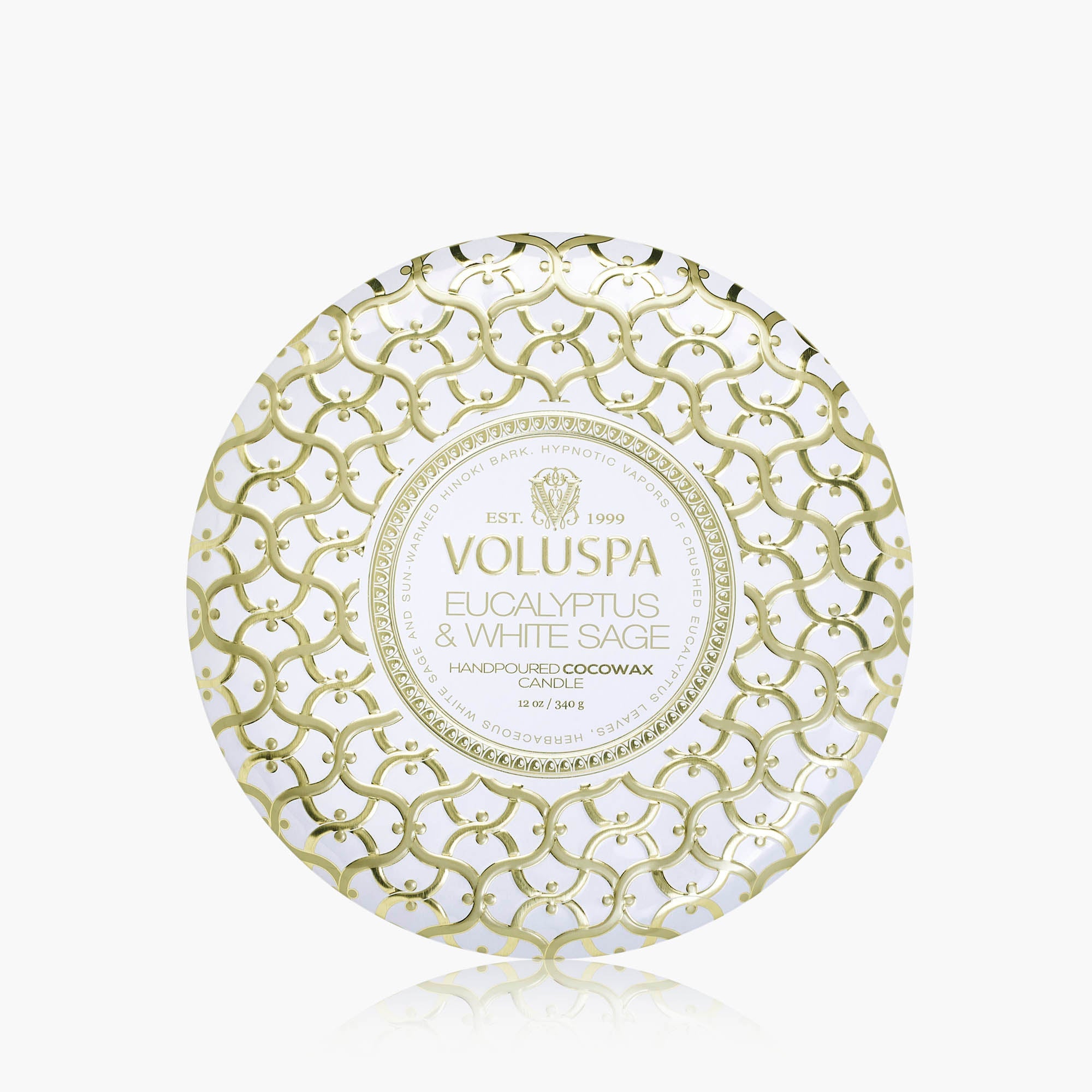 Eucalyptus & White Sage - 3 Wick Tin Candle